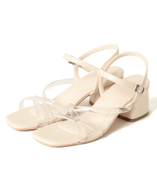 Heather（ヘザー）の「アソートストラップサンダル 875227（サンダル・レディース・ブラック/アイボリー・MEDIUM/LARGE）」の5枚目の写真