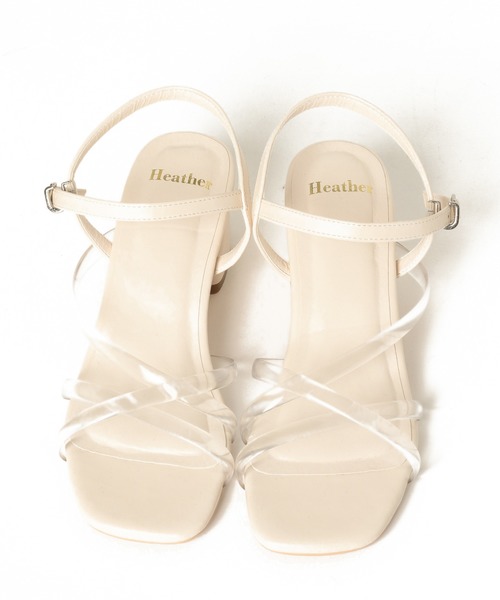 Heather（ヘザー）の「アソートストラップサンダル 875227（サンダル・レディース・ブラック/アイボリー・MEDIUM/LARGE）」の7枚目の写真
