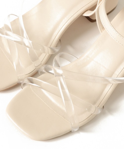 Heather（ヘザー）の「アソートストラップサンダル 875227（サンダル・レディース・ブラック/アイボリー・MEDIUM/LARGE）」の6枚目の写真