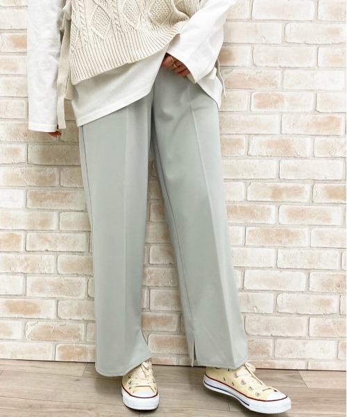 apres jour（アプレジュール）の「イージークロスパンツ【ZOZOTOWN限定アイテム】（その他パンツ・レディース・ブラウン系その他/アイボリー/ブラック/ミント/ライトブルー・フリー）」の5枚目の写真