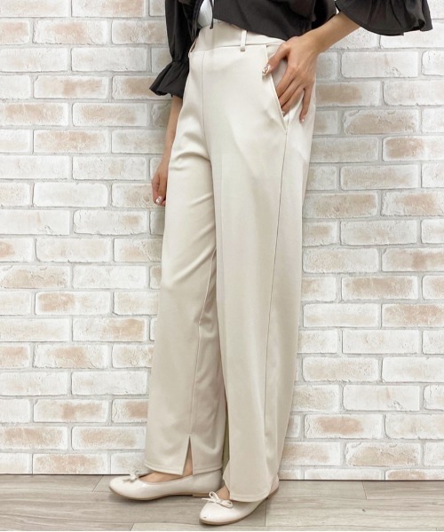 apres jour（アプレジュール）の「イージークロスパンツ【ZOZOTOWN限定アイテム】（その他パンツ・レディース・ブラウン系その他/アイボリー/ブラック/ミント/ライトブルー・フリー）」の9枚目の写真