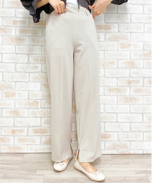 apres jour（アプレジュール）の「イージークロスパンツ【ZOZOTOWN限定アイテム】（その他パンツ・レディース・ブラウン系その他/アイボリー/ブラック/ミント/ライトブルー・フリー）」の8枚目の写真