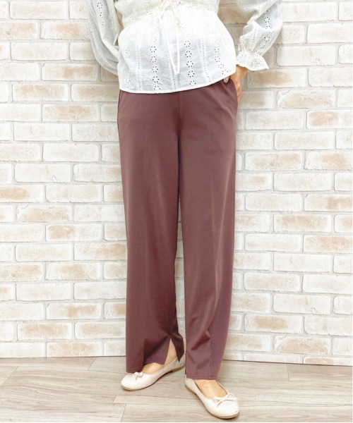 apres jour（アプレジュール）の「イージークロスパンツ【ZOZOTOWN限定アイテム】（その他パンツ・レディース・ブラウン系その他/アイボリー/ブラック/ミント/ライトブルー・フリー）」の21枚目の写真