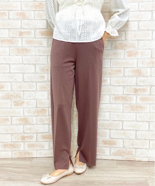 apres jour（アプレジュール）の「イージークロスパンツ【ZOZOTOWN限定アイテム】（その他パンツ・レディース・ブラウン系その他/アイボリー/ブラック/ミント/ライトブルー・フリー）」の22枚目の写真