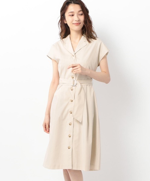セール 開襟シャツワンピース ワンピース Refined ワンピース Mews Mews Refined Clothes ミューズリファインドクローズ のファッション
