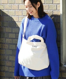 【LEE/リー】ロゴ刺繍ショルダーバッグ　2WAY トートバッグ　人気バッグの新作