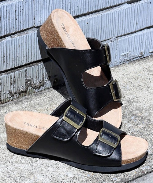 セール Liberty Doll ダブルベルトサンダル 4094 ワンマイルサンダル スライドサンダル サンダル Libertydoll リバティードール のファッション通販 Zozotown