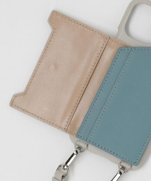 tov（トーヴ）の「【WEB限定】【別注】∴＜tov＞レザーiPhone 11PRO/X/XS ショルダーパスケース ◆（スマホケース/カバー・レディース・ライトグレー/ブラック/モカ/オリーブ・FREE）」の8枚目の写真