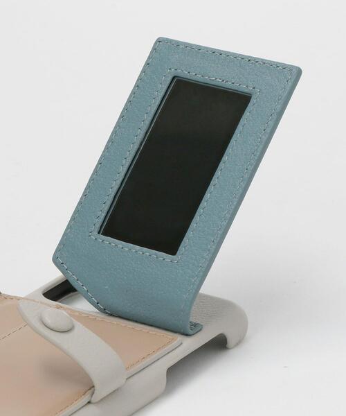 tov（トーヴ）の「【WEB限定】【別注】∴＜tov＞レザーiPhone 11PRO/X/XS ショルダーパスケース ◆（スマホケース/カバー・レディース・ライトグレー/ブラック/モカ/オリーブ・FREE）」の6枚目の写真