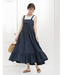 fifth | バックリボンエプロンワンピース(ワンピース)