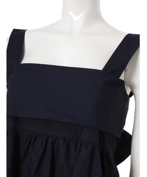 fifth(フィフス)の「バックリボンエプロンワンピース(ワンピース・レディース・ベージュ/ネイビー・MEDIUM)」の3枚目の写真