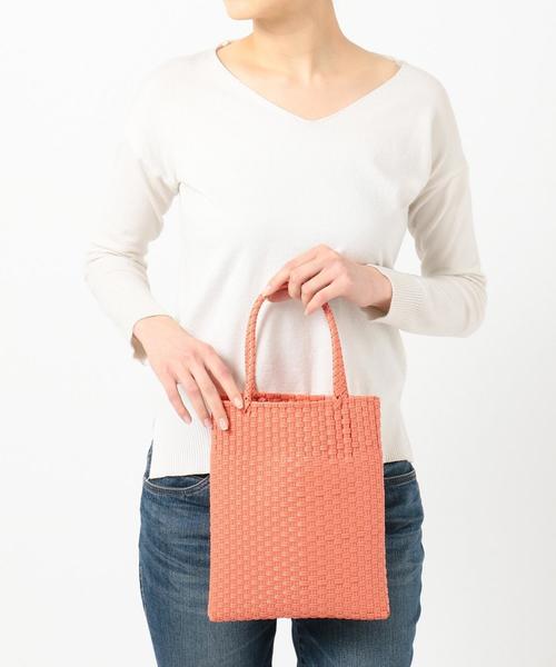 SHARE PARK（シェアパーク）の「ミニメルカドバッグ（トートバッグ・レディース・ブラウン系・F）」の4枚目の写真