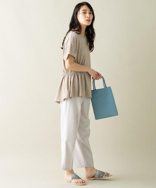 SHARE PARK（シェアパーク）の「ミニメルカドバッグ（トートバッグ・レディース・ブラウン系・F）」の6枚目の写真