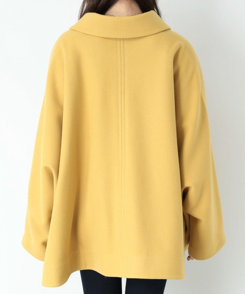 Heather（ヘザー）の「ポンチョコート 896017（ポンチョ・レディース・ホワイト/チャコールグレー/マスタード/モカ/ブラック/グレイッシュベージュ・FREE）」の22枚目の写真