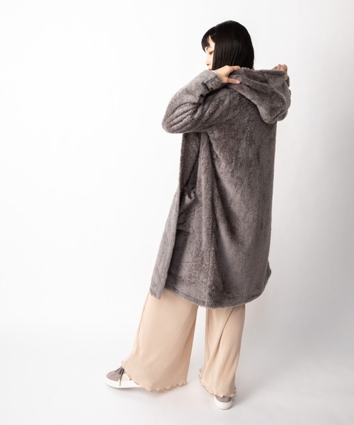 Mysa&Liina（ミーサリーナ）の「フード付きトッパーカーディガン（カーディガン/ボレロ・レディース・ブラック/ベージュ/グレー/グレイッシュベージュ・M）」の9枚目の写真