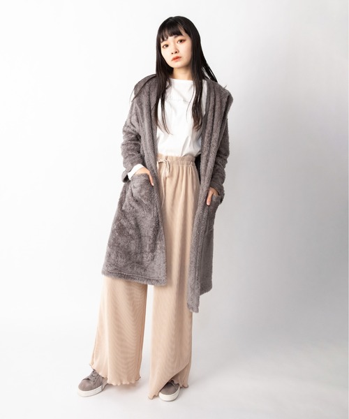 Mysa&Liina（ミーサリーナ）の「フード付きトッパーカーディガン（カーディガン/ボレロ・レディース・ブラック/ベージュ/グレー/グレイッシュベージュ・M）」の13枚目の写真