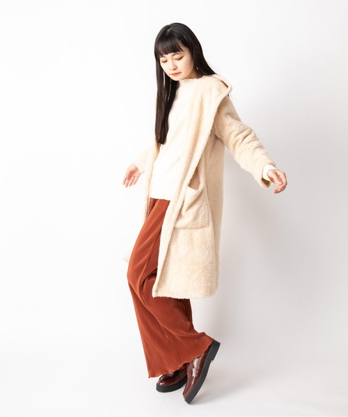 Mysa&Liina（ミーサリーナ）の「フード付きトッパーカーディガン（カーディガン/ボレロ・レディース・ブラック/ベージュ/グレー/グレイッシュベージュ・M）」の14枚目の写真