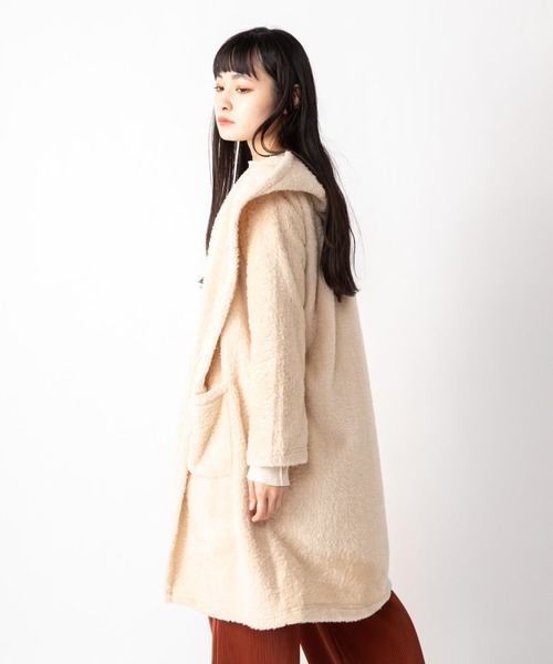 Mysa&Liina（ミーサリーナ）の「フード付きトッパーカーディガン（カーディガン/ボレロ・レディース・ブラック/ベージュ/グレー/グレイッシュベージュ・M）」の15枚目の写真