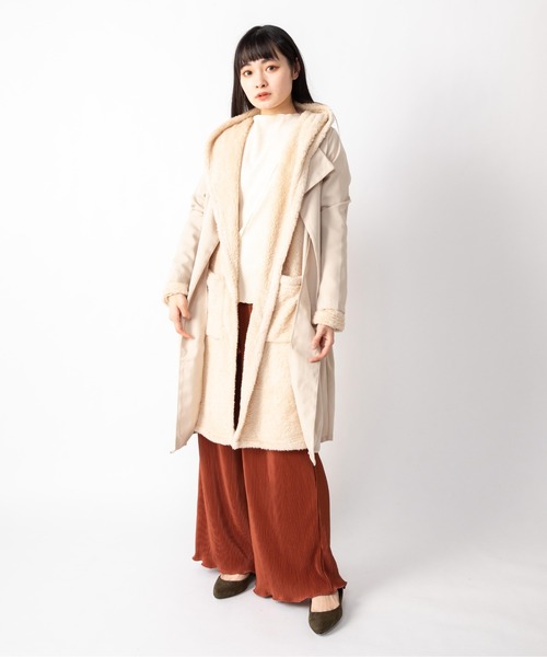 Mysa&Liina（ミーサリーナ）の「フード付きトッパーカーディガン（カーディガン/ボレロ・レディース・ブラック/ベージュ/グレー/グレイッシュベージュ・M）」の17枚目の写真