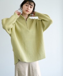 A part by | 7GANWハーフジップニット 918289(ニット/セーター)