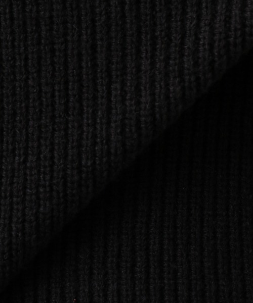 A part by(アパートバイ)の「7GANWハーフジップニット 918289(ニット/セーター・レディース・ブラック/アイボリー/ライトイエロー・FREE)」の9枚目の写真