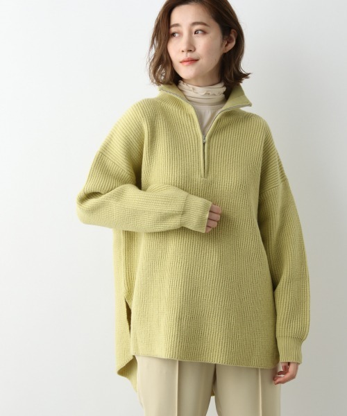 A part by（アパートバイ）の「7GANWハーフジップニット 918289