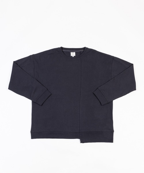 Revo.（レボ）の「Revo. 10/-天竺 オーバーサイズ切り替え長袖Tee（Tシャツ/カットソー・メンズ・ブラック/グレイッシュベージュ/ブラウン系その他/ホワイト/グレイッシュブルー・1/2）」の17枚目の写真