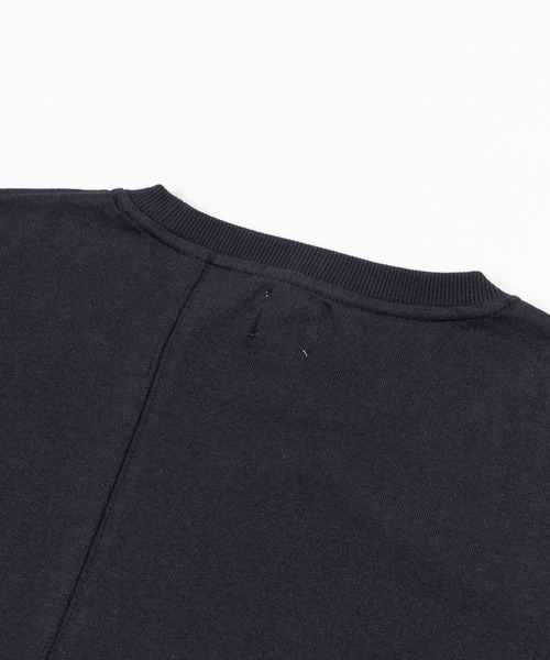 Revo.（レボ）の「Revo. 10/-天竺 オーバーサイズ切り替え長袖Tee（Tシャツ/カットソー・メンズ・ブラック/グレイッシュベージュ/ブラウン系その他/ホワイト/グレイッシュブルー・1/2）」の21枚目の写真