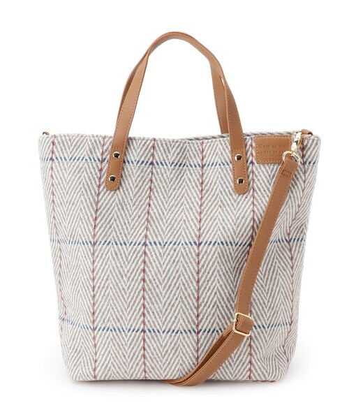 セール ヘリンボン2wayトート トートバッグ Hushush ハッシュアッシュ のファッション通販 Zozotown