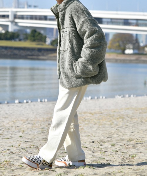 Perushu ペルーシュロゴビッグボアブルゾン セールペルーシュロゴビッグボアブルゾン（ブルゾン）｜Perushu