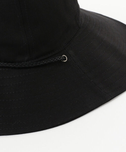 Ray BEAMS（レイビームス）の「Ray BEAMS / コットン ロングブリム ハット（ハット・レディース・ブラック/ブラウン系その他4・ONE SIZE）」の4枚目の写真