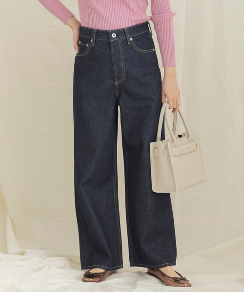 URBAN RESEARCH Sonny Label(アーバンリサーチサニーレーベル)の「ハイウエストルーズデニム(その他パンツ)」|ワンウォッシュ