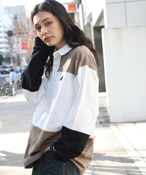 セール Web限定 Kangol カンゴール別注ビックシルエットクレイジーパターンラガーシャツ Tシャツ カットソー Kangol カンゴール のファッション通販 Zozotown