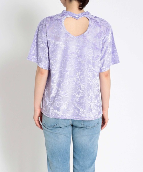 Three Four Time（ｽﾘｰﾌｫｰﾀｲﾑ）の「ペイズリーオーバル加工プルオーバー（その他トップス・レディース・パープル/ベージュ・FREE）」の12枚目の写真