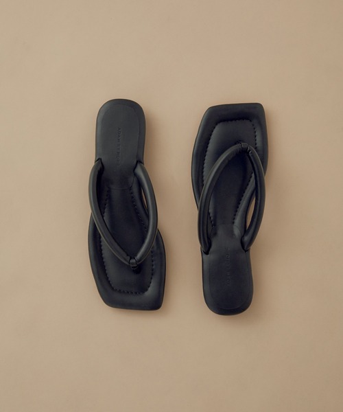 ADAM ET ROPE'(アダムエロペ)の「チューブストラップビーチサンダル(サンダル・レディース・ブラック/オフホワイト/イエロー・23.0cm/23.5cm/24.0cm/24.5cm)」の3枚目の写真