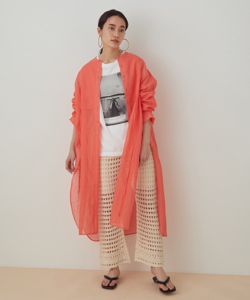 ADAM ET ROPE'(アダムエロペ)の「チューブストラップビーチサンダル(サンダル・レディース・ブラック/オフホワイト/イエロー・23.0cm/23.5cm/24.0cm/24.5cm)」の5枚目の写真