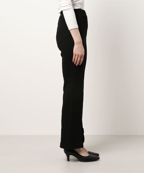 one way(ワンウェイ)の「【oneway Jeans】テレコスリットフレアPT(その他パンツ・レディース・ブラック・S/M)」の3枚目の写真