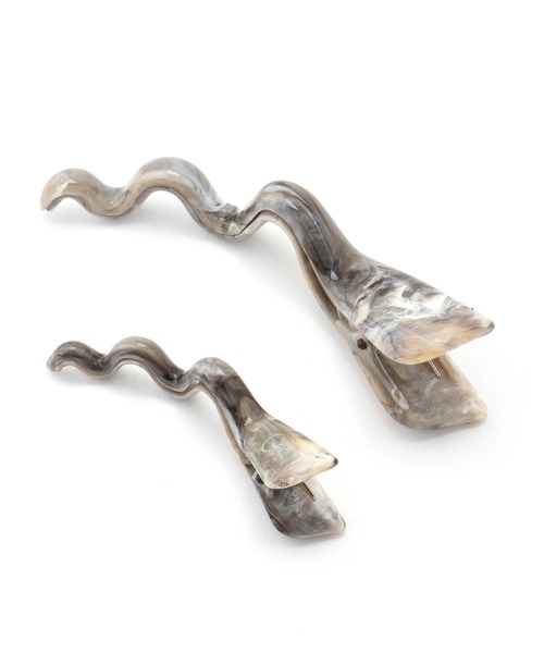 ANEMONE（アネモネ）の「ドイツ製C-Waveミニヘアクリップ（バレッタ/ヘアクリップ・レディース・ターコイズブルー/ブラウン/ネイビー/グレー/アイボリー/ブラック/ベージュ/レインボー/ホワイト系その他2・FREE）」の22枚目の写真