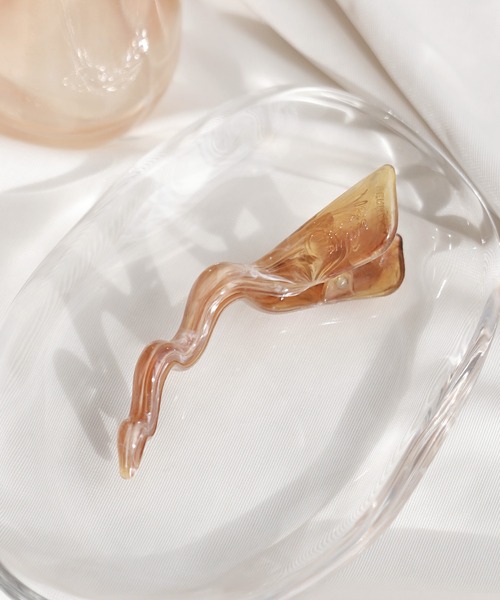 ANEMONE（アネモネ）の「ドイツ製C-Waveミニヘアクリップ（バレッタ/ヘアクリップ・レディース・ターコイズブルー/ブラウン/ネイビー/グレー/アイボリー/ブラック/ベージュ/レインボー/ホワイト系その他2・FREE）」の14枚目の写真