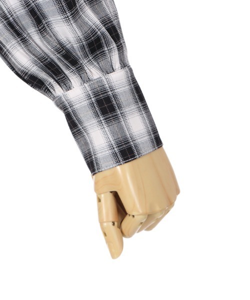 チェックバックリボンｂｌ シャツ ブラウス Axes Femme Femme シャツ ブラウス Poetique アクシーズファムポエティック のファッション トップス セール