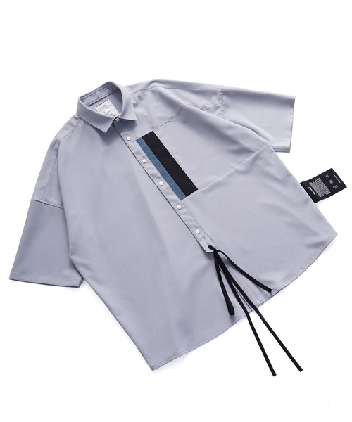 SHAREEF（シャリーフ）の「SWITHING S/S SHIRTS（シャツ/ブラウス・メンズ・ブラック/グレイッシュブルー/モカ/ホワイト/ネイビー・2/3/1）」の16枚目の写真