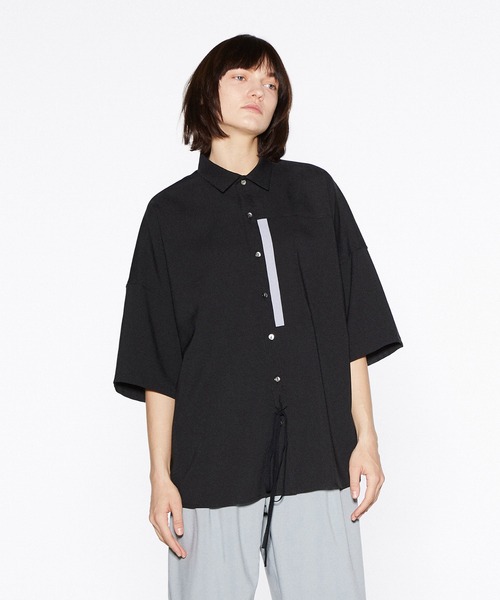 SHAREEF（シャリーフ）の「SWITHING S/S SHIRTS（シャツ/ブラウス・メンズ・ブラック/グレイッシュブルー/モカ/ホワイト/ネイビー・2/3/1）」の11枚目の写真