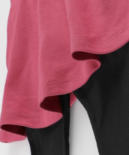 BRANSHES（ブランシェス）の「【WEB限定】10分丈裾メロウスカッツ（レギンス付きスカート） 無地・ボーダー（スカート・キッズ・ブラック/ピンク/その他/ラベンダー/杢グレー・90cm/110cm/100cm/120cm/130cm/140cm/150cm）」の21枚目の写真