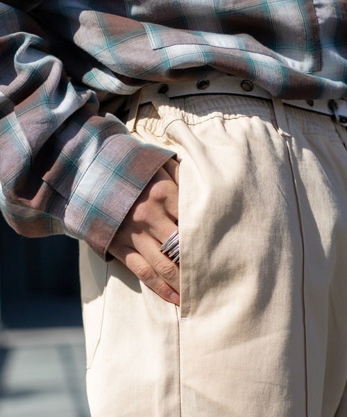 kutir（クティール）の「スリムストレートシェフパンツ（その他パンツ・メンズ・ブラック/オフホワイト/ダークパープル/ブルーグリーン・SMALL/MEDIUM/LARGE）」の13枚目の写真