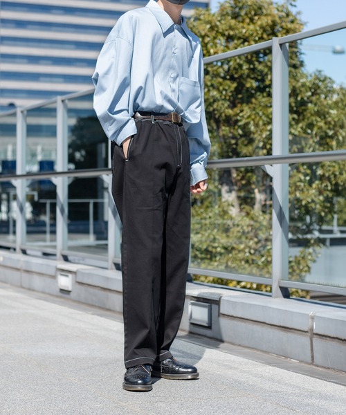 kutir（クティール）の「スリムストレートシェフパンツ（その他パンツ・メンズ・ブラック/オフホワイト/ダークパープル/ブルーグリーン・SMALL/MEDIUM/LARGE）」の7枚目の写真