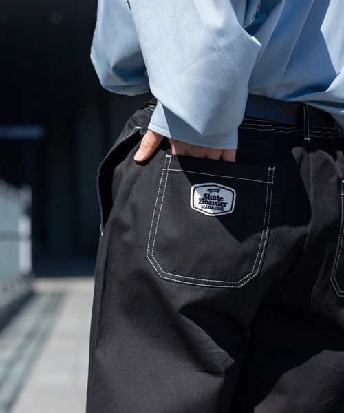 kutir（クティール）の「スリムストレートシェフパンツ（その他パンツ・メンズ・ブラック/オフホワイト/ダークパープル/ブルーグリーン・SMALL/MEDIUM/LARGE）」の8枚目の写真