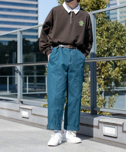 kutir（クティール）の「スリムストレートシェフパンツ（その他パンツ・メンズ・ブラック/オフホワイト/ダークパープル/ブルーグリーン・SMALL/MEDIUM/LARGE）」の21枚目の写真