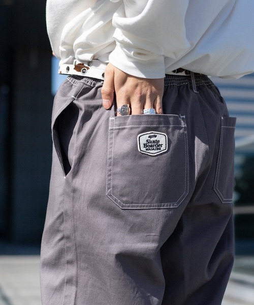 kutir（クティール）の「スリムストレートシェフパンツ（その他パンツ・メンズ・ブラック/オフホワイト/ダークパープル/ブルーグリーン・SMALL/MEDIUM/LARGE）」の11枚目の写真