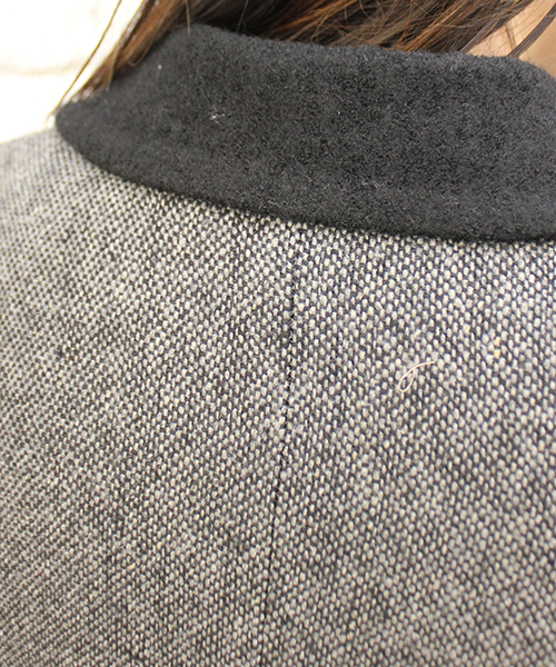 mystic（ミスティック）の「バイカラーダブルコート（その他アウター・レディース・ブラウン/グレー/チャコールグレー・FREE）」の10枚目の写真