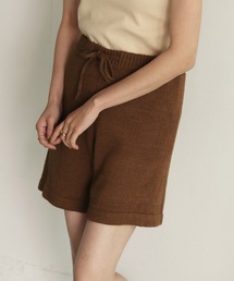 【CLEIO】リネンニットショートパンツ